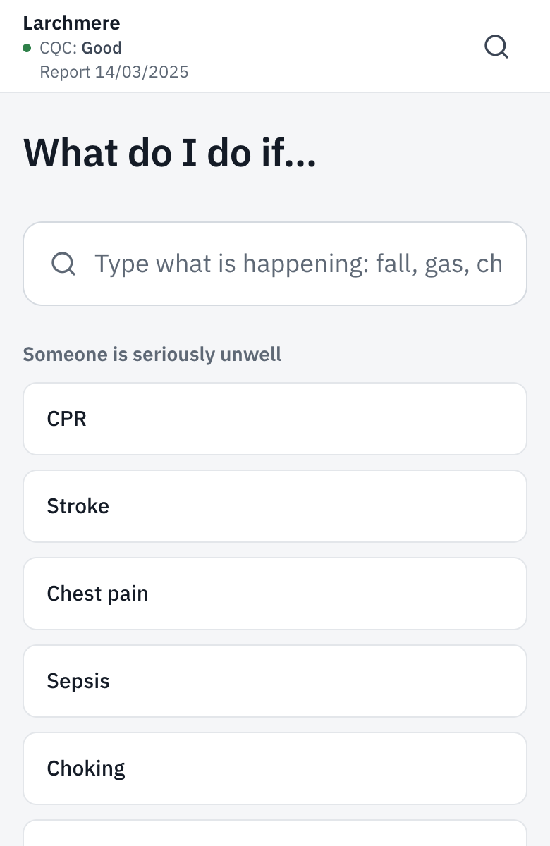 What do I do if…, with the cards grouped by situation.